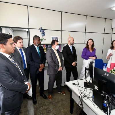[Visita ao Fórum João Mangabeira em Vitoria da Conquista ]