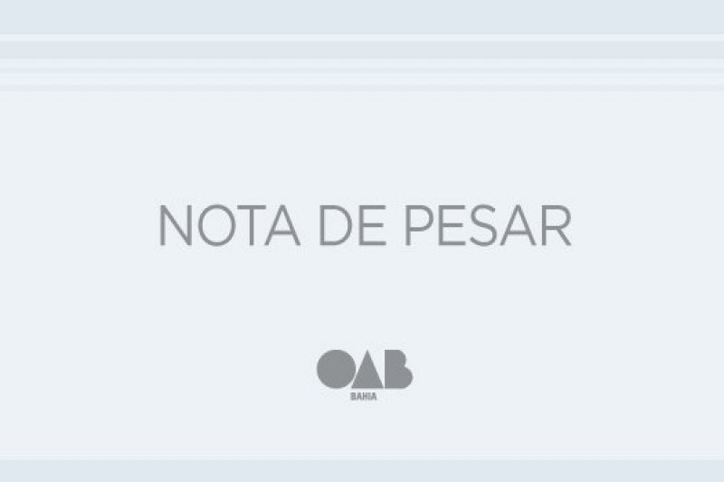 [OAB Bahia lamenta falecimento de João Lopes de Oliveira]